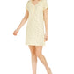 Charter Club Women's Cotton Printed Sleepshirt Nightgow ditsy dot Yellow  Size Medium