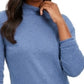 Karen Scott Women's Cotton Mock Neck Top Blue Size XX-Large