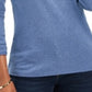 Karen Scott Women's Cotton Mock Neck Top Blue Size XX-Large