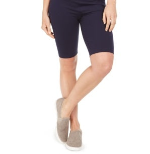 Style & Co Women's Yoga Bike Shorts Industrial industrial Blue Size X-Large
