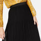 INC International Concepts Women's Pleated Skirt Black Size Petite XL