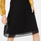 INC International Concepts Women's Pleated Skirt Black Size Petite XL
