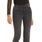 INC International Concepts Women's Snake Cuff Boyfriend Jeans Black Size 14