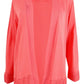 Charter Club Women's Textured Knit Open Cardigan Pink Size Large