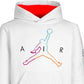 Jordan Women's Future of Flight Grade School Hoodies White Size Small