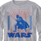 Star Wars Big Boy's Sith Lord Vader T-Shirt Gray Size Medium