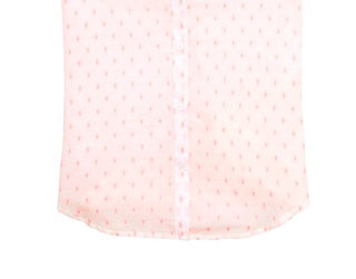 Epic Threads Big Girl's Scalloped Ruffle Cold Shoulder Shirt Pink Size X-Large