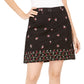 Karen Scott Women's Printed Skort Black Size 12