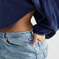 Free People Men's Melodi Henley Blue Size X-Large