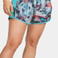 Under Armour Women's Fly by Running Fitness Shorts Green Multi Size M