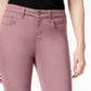 Style & Co. Women's Skinny Pants Purple Size 2 Petite