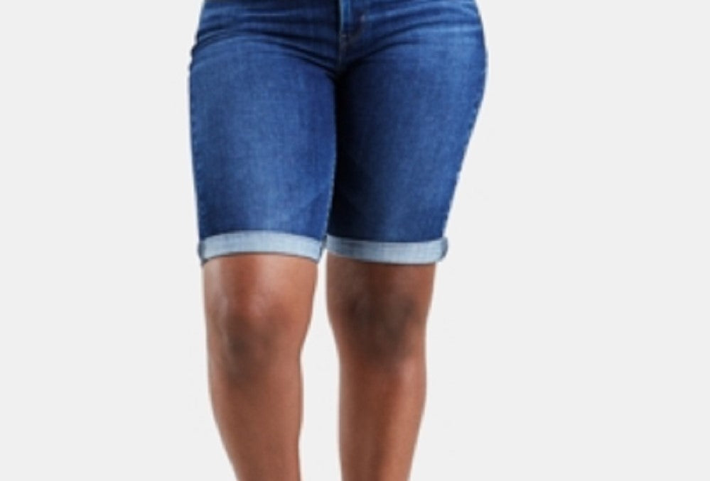 Levi's Women's Bermuda Shorts Blue Size 28