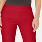 Charter Club Women's Pull On Bermuda Shorts Red Size Small