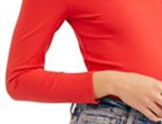 Free People Women's Truth Or Square Bodysuit Red Size Large