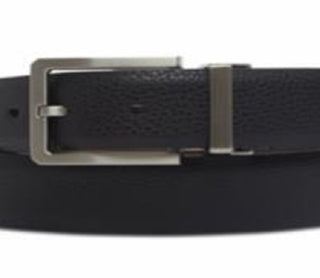 Ryan Seacrest Distinction Men's Dress Belt Leather Black Size Medium
