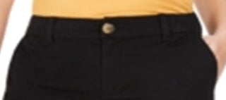 Style & Co Women's Chino Shorts Black Size 4 Petite