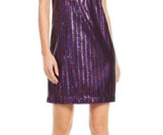 Trina Turk Women's Sleeveless Cocktail Dress Purple Size X-Small