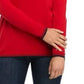 Tommy Hilfiger Women's Cotton Logo Heart Sweater Red Size Medium