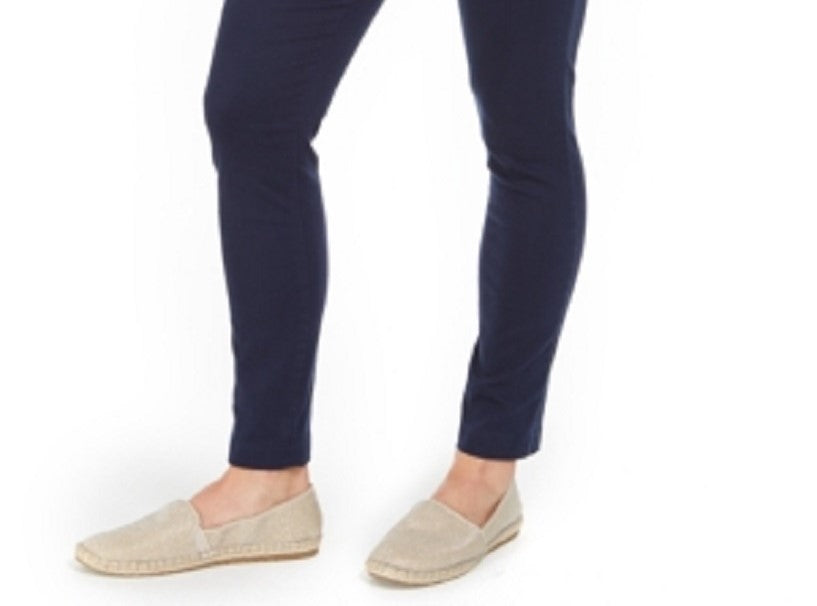 Charter Club Women's Chelsea Stretch Twill Cropped Pants Blue Size 10 Petite