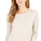 Style & Co. Women's Speckled Shimmer Top Brown Size XX-Large