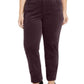 Charter Club Women's  Lexington Tummy Control Corduroy Jeans Red Size 28W
