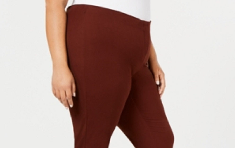 Alfani Women's  Ankle Pants Brown Size 14W