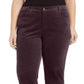 Charter Club Women's Lexington Tummy Control Corduroy Jeans Red Size 26W
