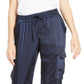 INC International Concepts Women's Solid Utility Joggers Blue Size XX-Large