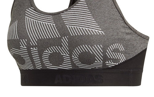 Adidas Women's Fitness Running Sports Bra Black Size X-Small
