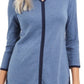 Karen Scott Women's Cotton Tipped Tunic Blue Size X-Small