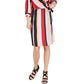 Bar III Women's Striped Wrap Dress Style Multi Stripes Size Large