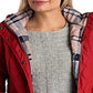 Barbour Women's Millfire Diamond Quilted Jacket Red Size 4