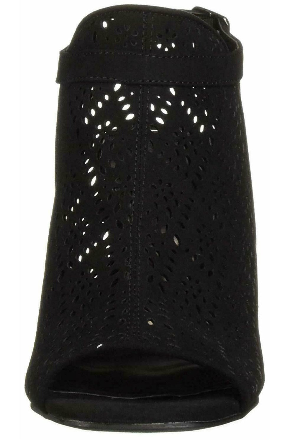 Carlos by Carlos Santana Women's Shoes Gabrielle Suede Peep Toe Casual Platfo Black Size 7.5 M
