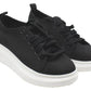 INC International Concepts Women's Gardin Lace up a Fashion Sneakers Black Size 6 M