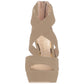 Jessica Simpson Women's Tehya Platform Sandals Shoes Beige Size 5.5