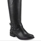 Guess Women's Haydin Faux Leather Riding Boots  Black  Size 6 M