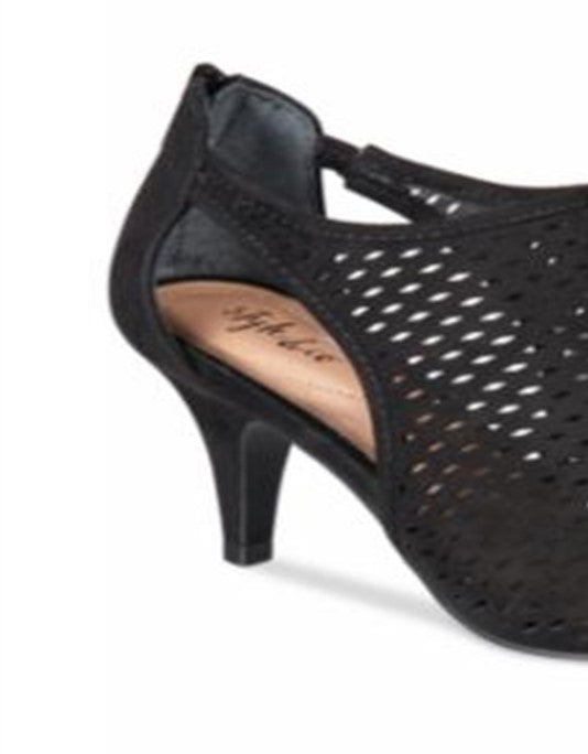 Style & Co Women's Haddiee Open Toe Classic Pumps Black Size 6.5 M