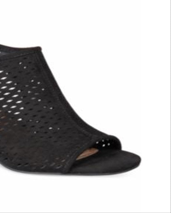 Style & Co Women's Haddiee Open Toe Classic Pumps Black Size 6.5 M