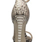 Steve Madden Women's Snake Starlet Leather Sandal Sand Size 9M