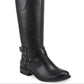 Guess Women's Haydin Faux Leather Riding Boots Black Size 6.5 M