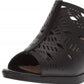 Style & Co Women's Pull Tab Lace Cushioned Rizio Round Toe Block Heel Zip up Booties Brown Size 9 M