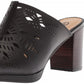 Style & Co Women's Pull Tab Lace Cushioned Rizio Round Toe Block Heel Zip up Booties Brown Size 9 M