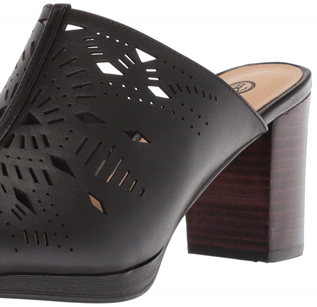 Style & Co Women's Pull Tab Lace Cushioned Rizio Round Toe Block Heel Zip up Booties Brown Size 9 M