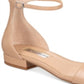 INC International Concepts Women's Yaffa Faux Leather Ankle Strap Flats Brown Size 6 M