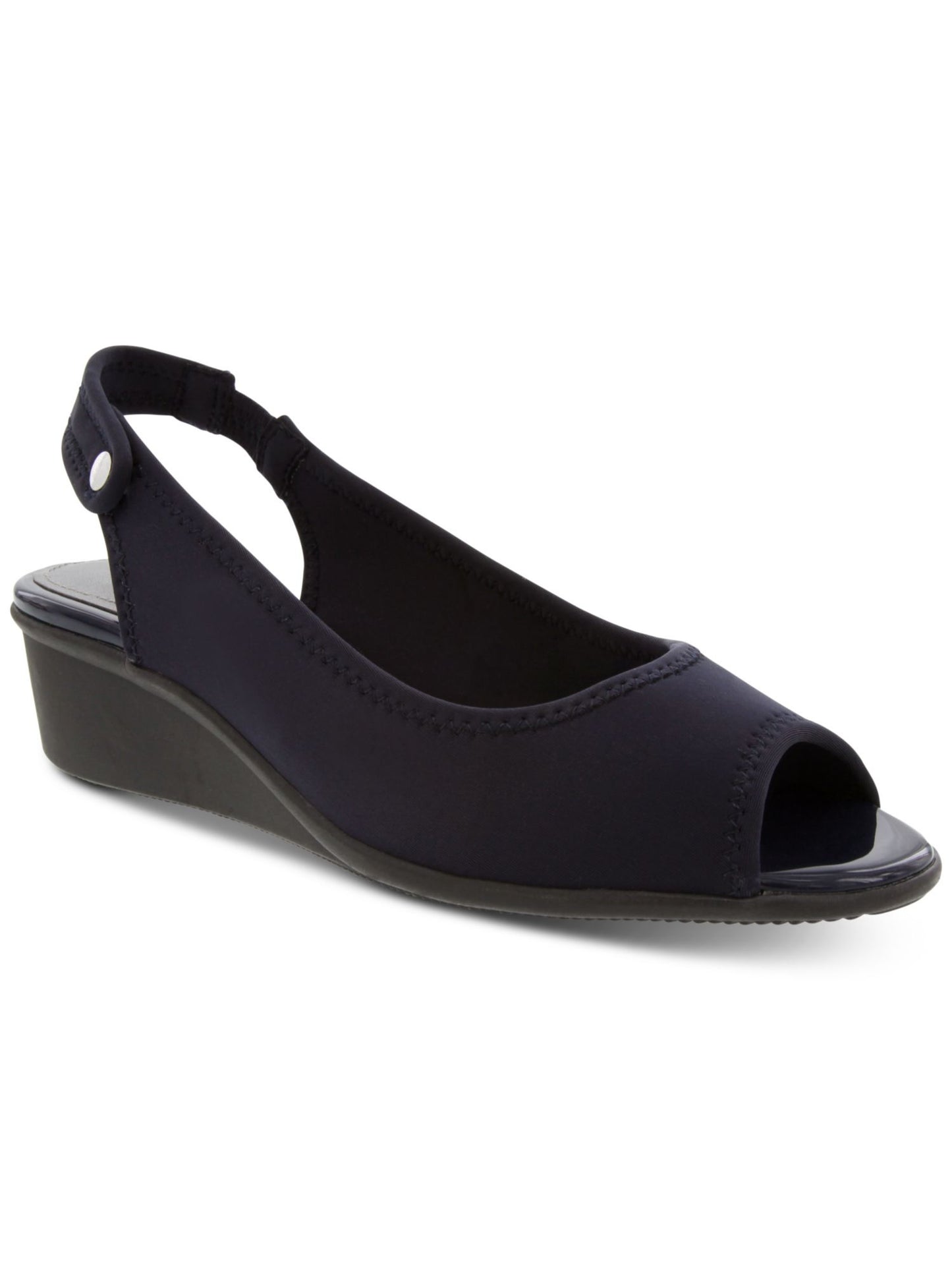 Karen Scott Women's Yameen Open Toe Casual Slingback Sandals Blue Size 10 M