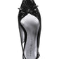 Karen Scott Women's Glenna Fabric Pointed Toe Casual Mule Sandals Black Size 9 1/2