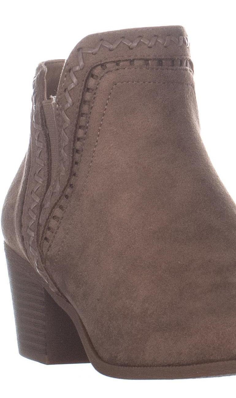 Style & Co Women's Merida High Ankle Block Heel Boots Brown Size 6 M
