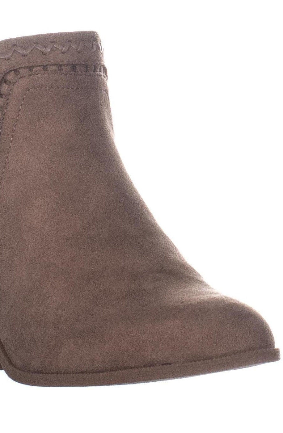 Style & Co Women's Merida High Ankle Block Heel Boots Brown Size 6 M