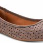 American Rag Women's Connie Perforated Flats Brown Size 5 M