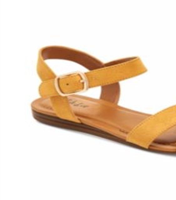 Style & Co Women's Antonia Open Toe Casual Ankle Strap Sandals Yellow Size 6 M